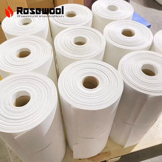 1260c 2300f Fibra refrattaria Lana Cotone Fibra ceramica Carta isolante termica per fornace Stufa Forno Sigillatura porta tagliafuoco