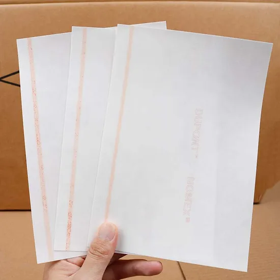 Materiale isolante Nmn 6640 Nomex Maylar Film DuPont Nomex 410 Lettera isolante